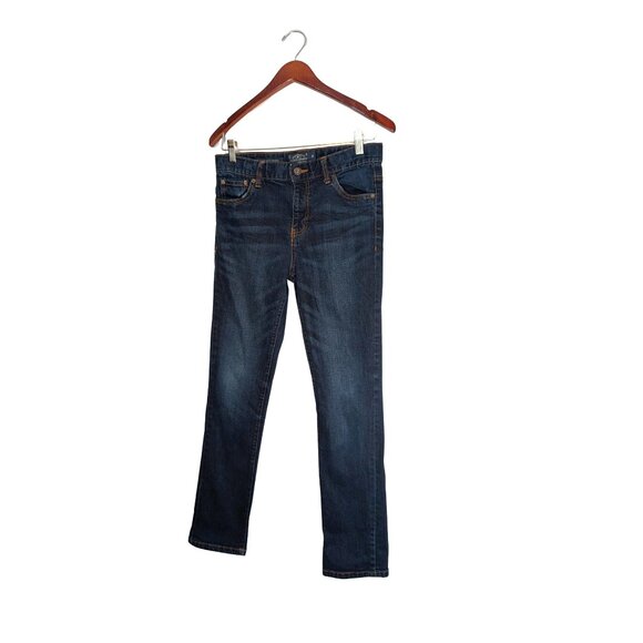 Lucky Brand Boys 18 Dark Wash Skinny Jeans Authentic Youth Denim Skater kid pant - Picture 3 of 8